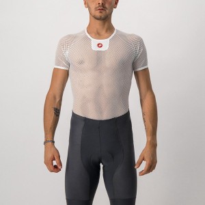 Strato Di Base Castelli CORE MESH 3 SS Uomo Bianche | 38507JTSX