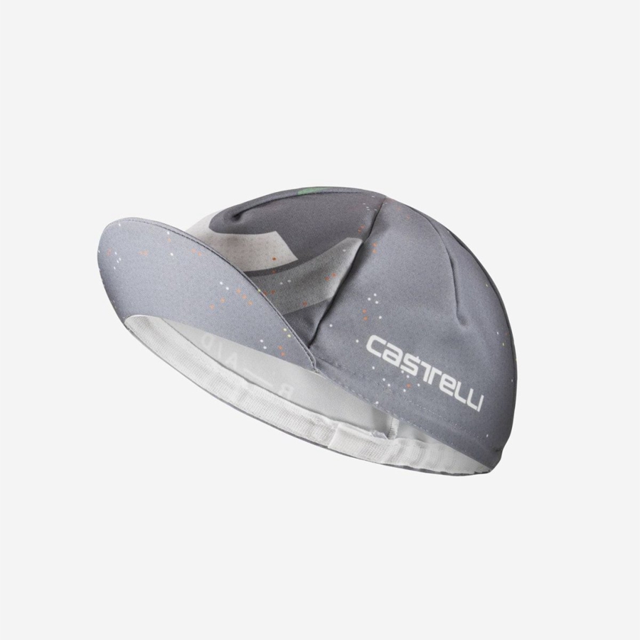 Cappellino Castelli R-A/D Uomo Colorate Grigie | 83125MGTA