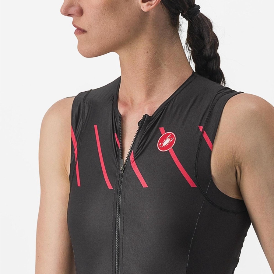 Completo Castelli FREE SANREMO W SLEEVELESS Donna Nere | 87625KAZW