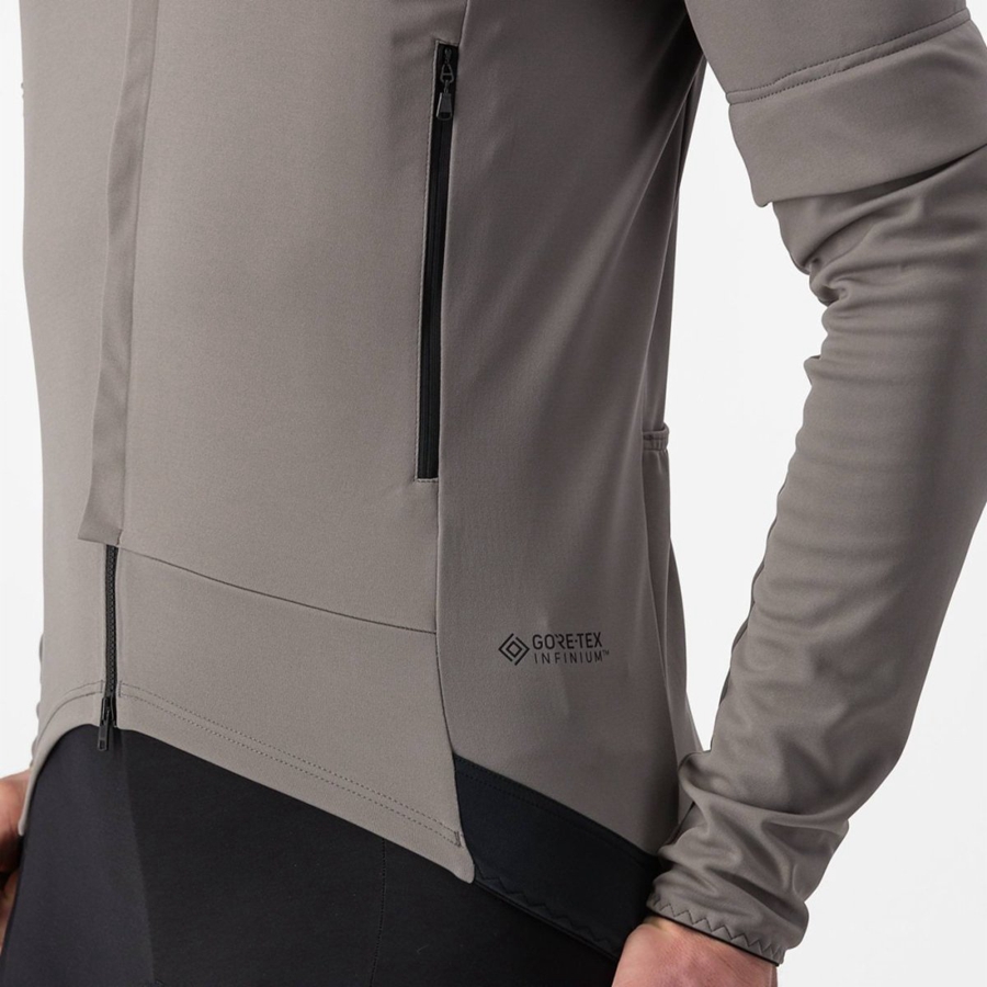 Giacche Castelli PERFETTO RoS 2 CONVERTIBLE Uomo Grigie Khaki Grigie | 61958MFEH