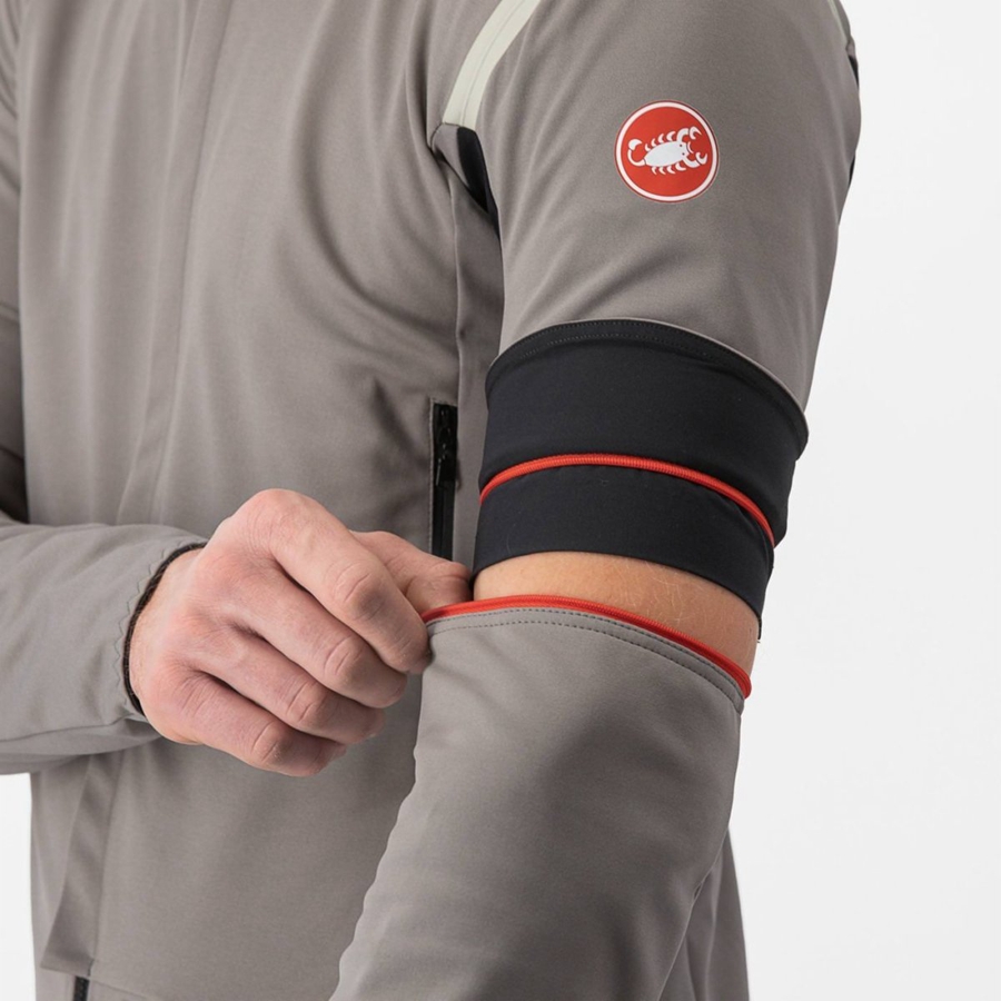 Giacche Castelli PERFETTO RoS 2 CONVERTIBLE Uomo Grigie Khaki Grigie | 61958MFEH