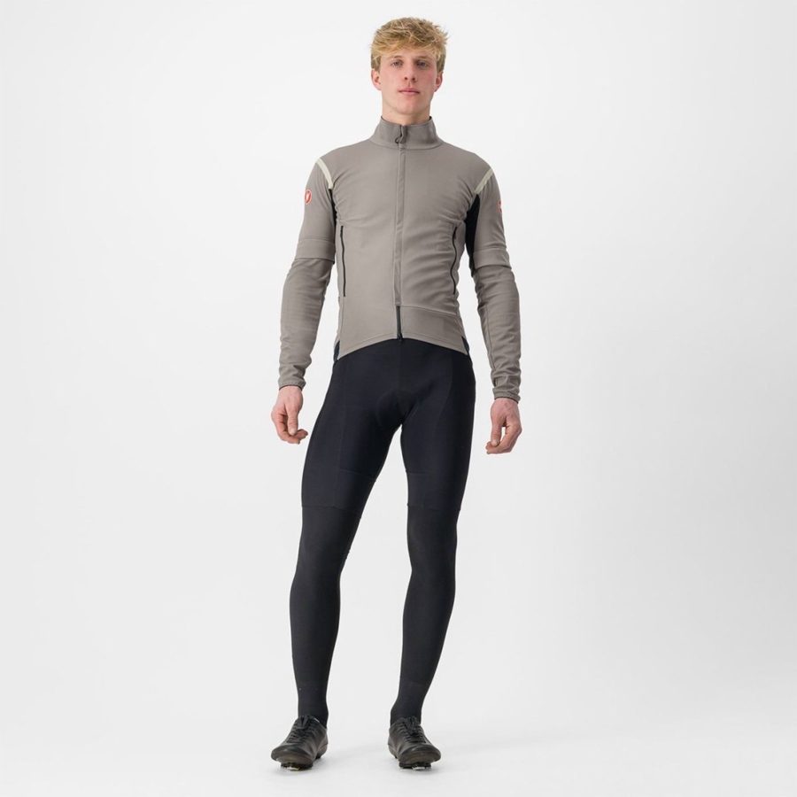 Giacche Castelli PERFETTO RoS 2 CONVERTIBLE Uomo Grigie Khaki Grigie | 61958MFEH