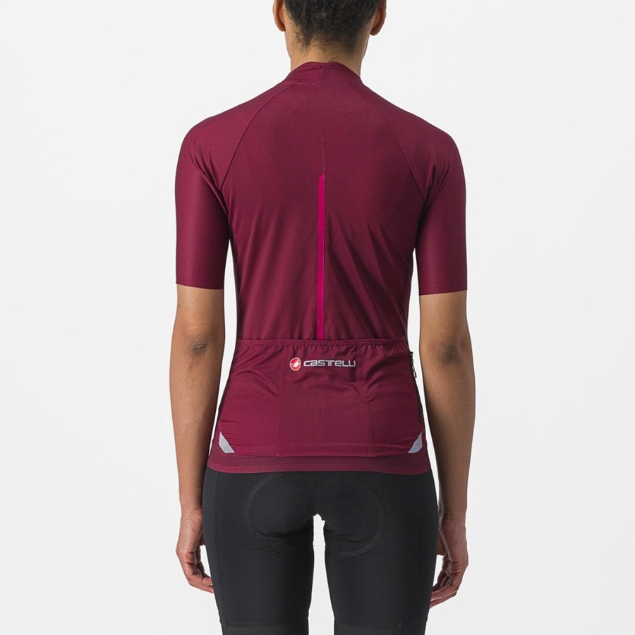 Maglia Castelli ENDURANCE W Donna Bordeaux | 07481HIXL