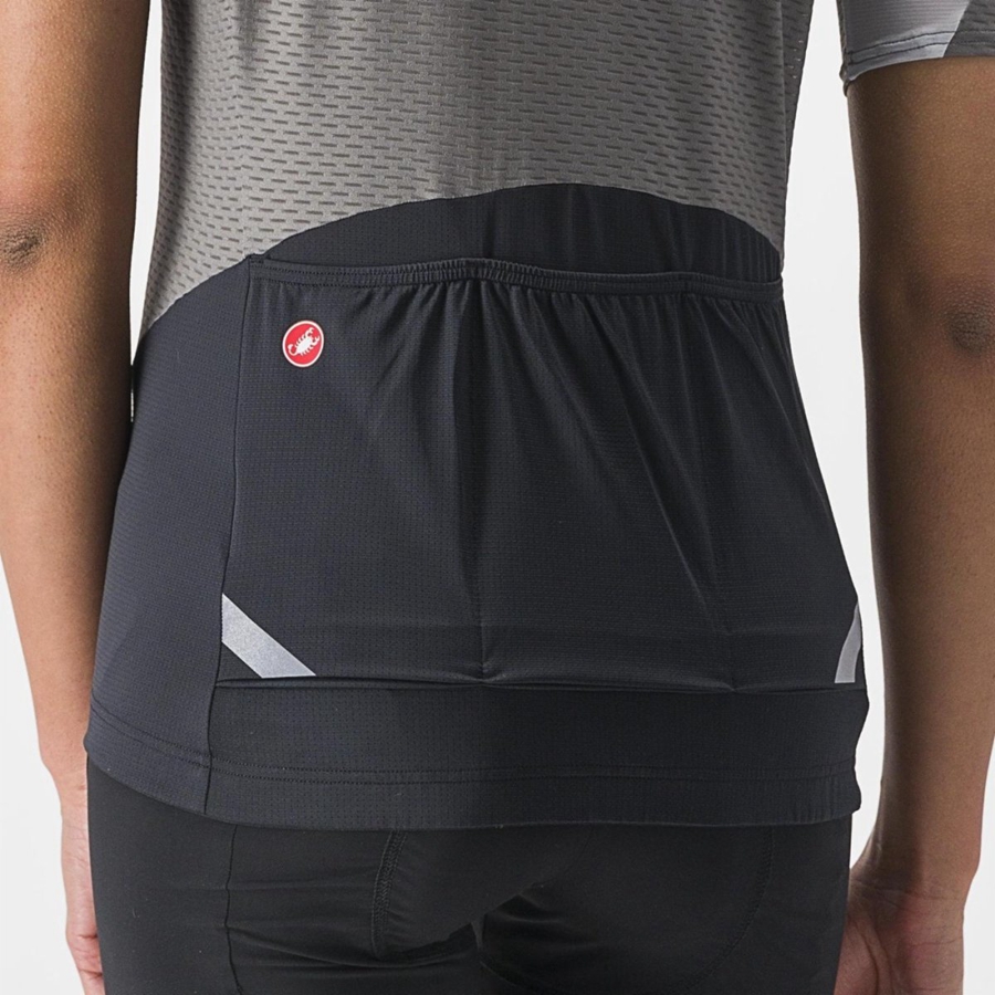 Maglia Castelli GRADIENT COLOR BLOCK Donna Grigie Argento Grigie | 60819RFNK