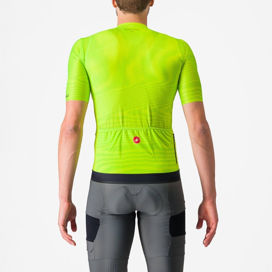 Maglia Castelli UNLIMITED ENDURANCE Uomo Verdi Chiaro Grigie Scuro | 49056ETCF