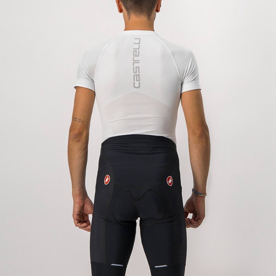 Strato Di Base Castelli CORE SEAMLESS SS Uomo Bianche | 23950GAQJ