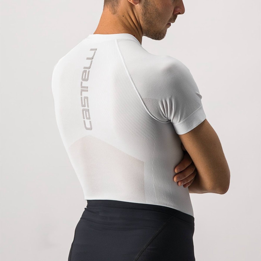 Strato Di Base Castelli CORE SEAMLESS SS Uomo Bianche | 23950GAQJ