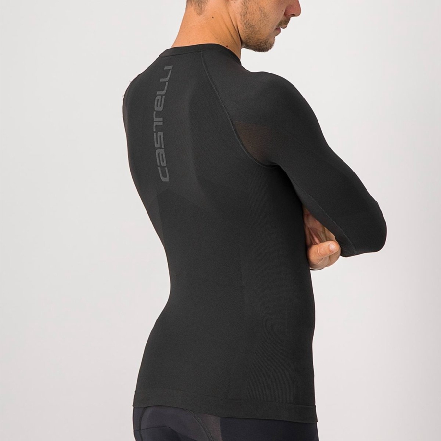 Strato Di Base Castelli CORE SEAMLESS Uomo Nere | 64029WUSC