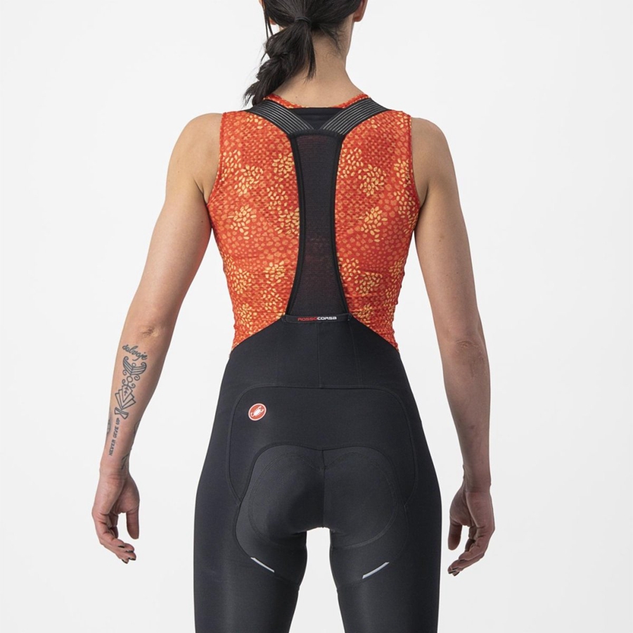 Strato Di Base Castelli PRO MESH 4 W SLEEVELESS Donna Arancioni | 87543KCGP