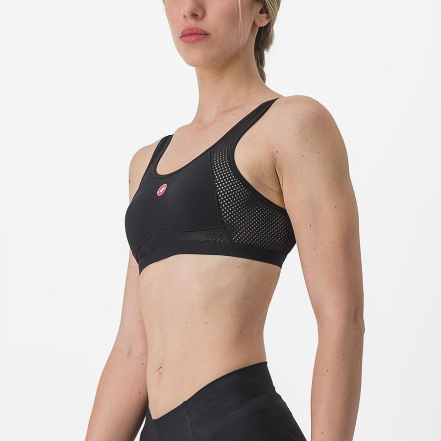 Strato Di Base Castelli ROSSO CORSA BRA Donna Nere | 28615CGUP