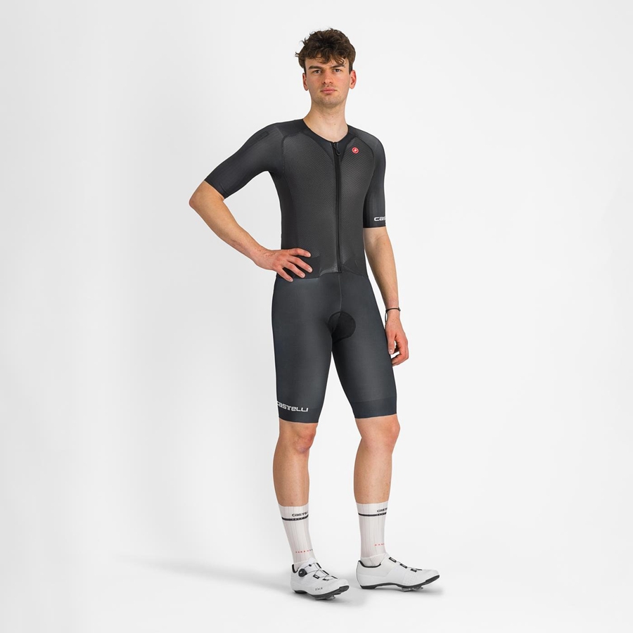 Tuta Da Corsa Castelli SANREMO BTW Uomo Nere | 91058OZSQ