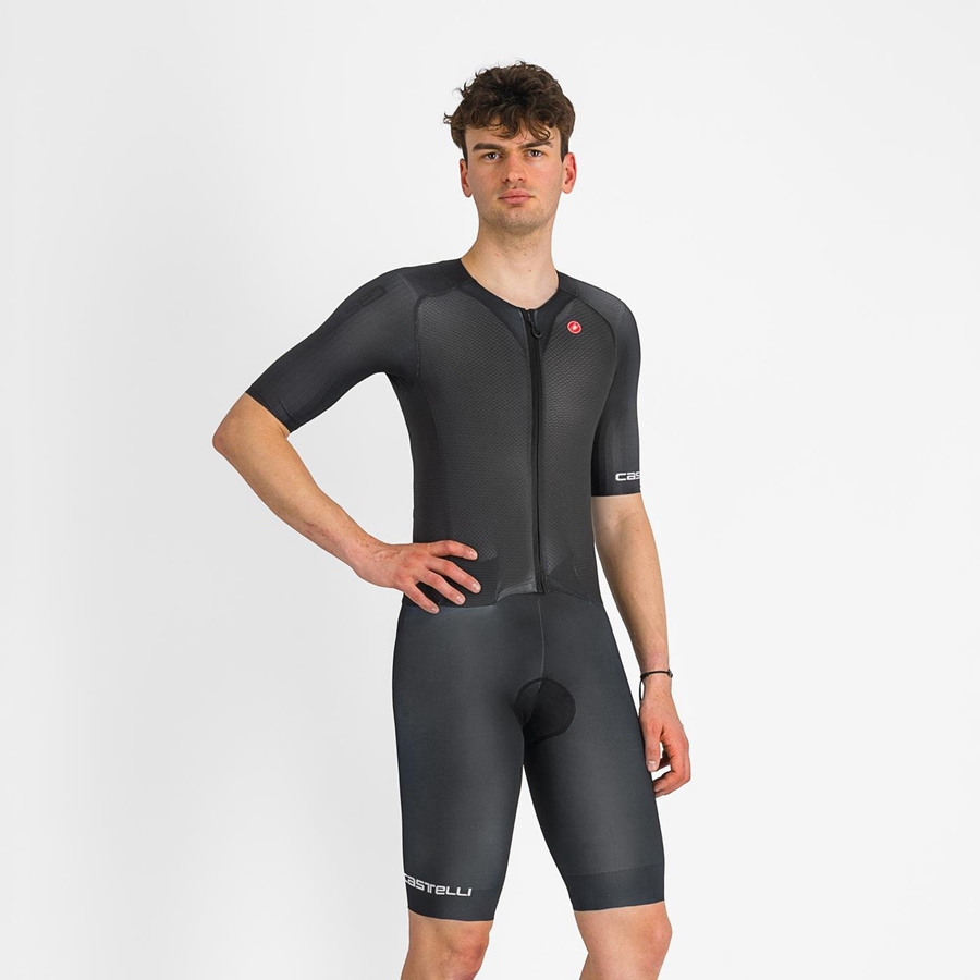 Tuta Da Corsa Castelli SANREMO BTW Uomo Nere | 91058OZSQ