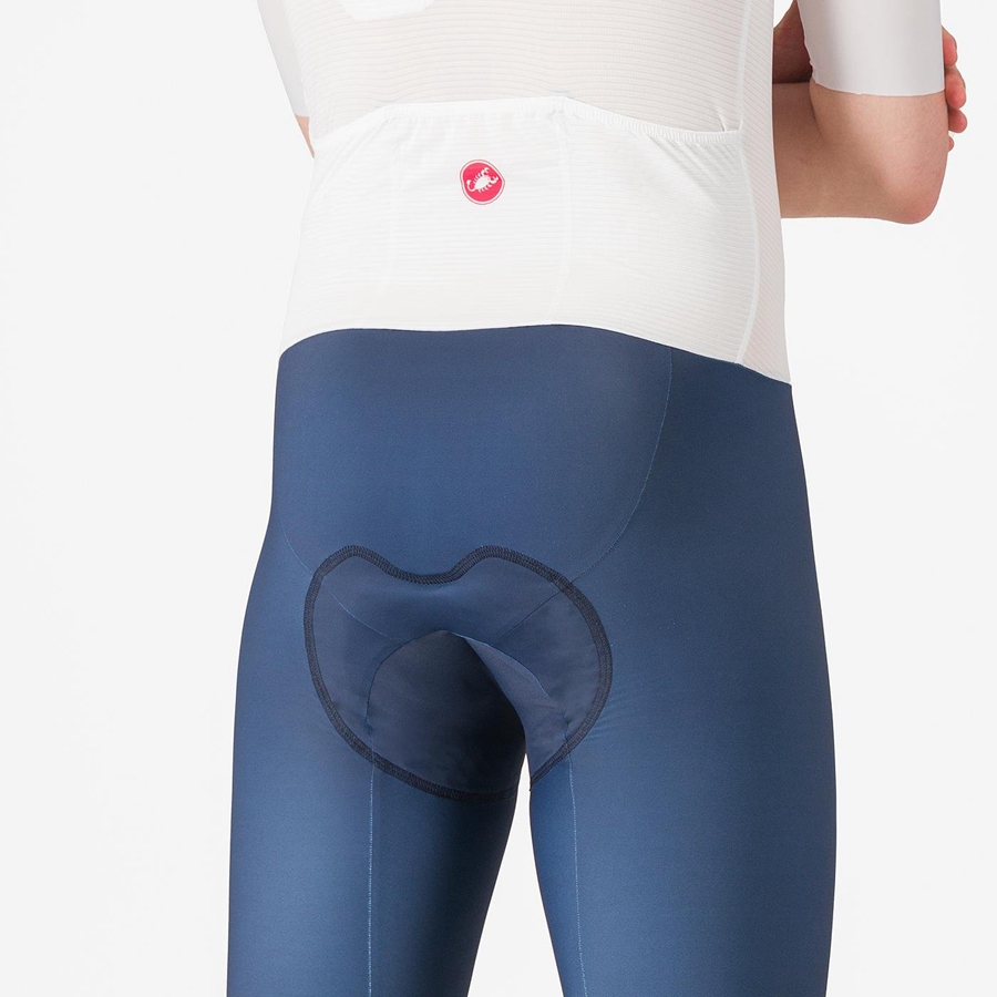 Tuta Da Corsa Castelli SANREMO BTW X2 Uomo Bianche Blu | 64315VPRT