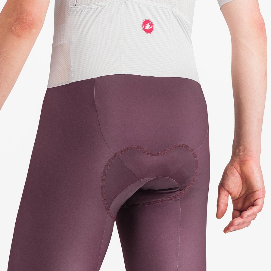 Tuta Da Corsa Castelli SANREMO BTW X2 Uomo Argento Grigie Bordeaux | 19260NSBG