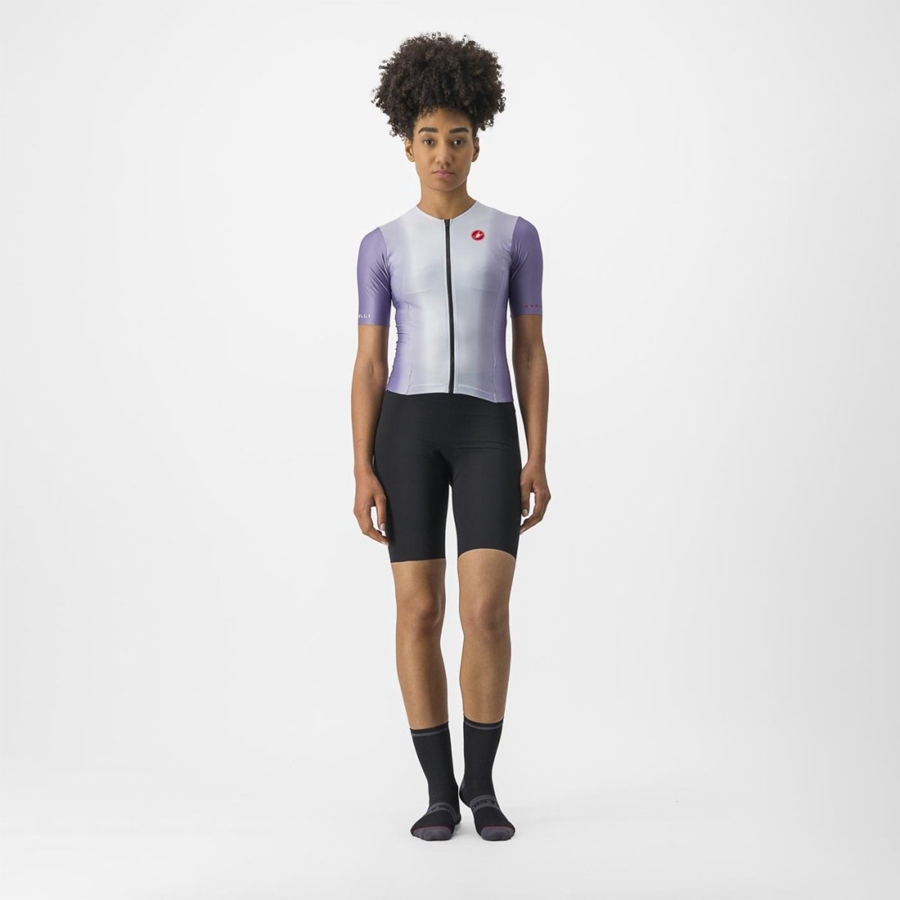 Tuta Da Corsa Castelli SANREMO ULTRA W Donna Viola Bianche | 24173YBVP
